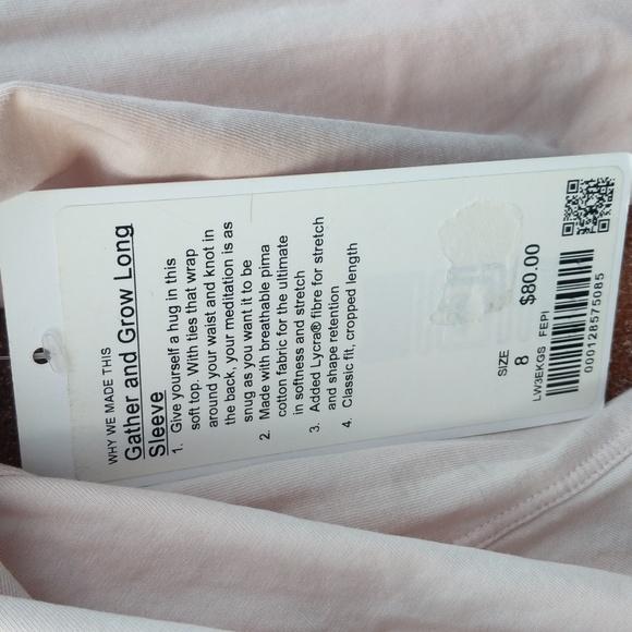 Lululemon Gather and Grow Top Size 8 - Picture 11 of 13